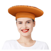 Pizza digital gedruckt Erwachsenen Requisiten Hut Kappe Halloween Karneval Kostüm Zubehör